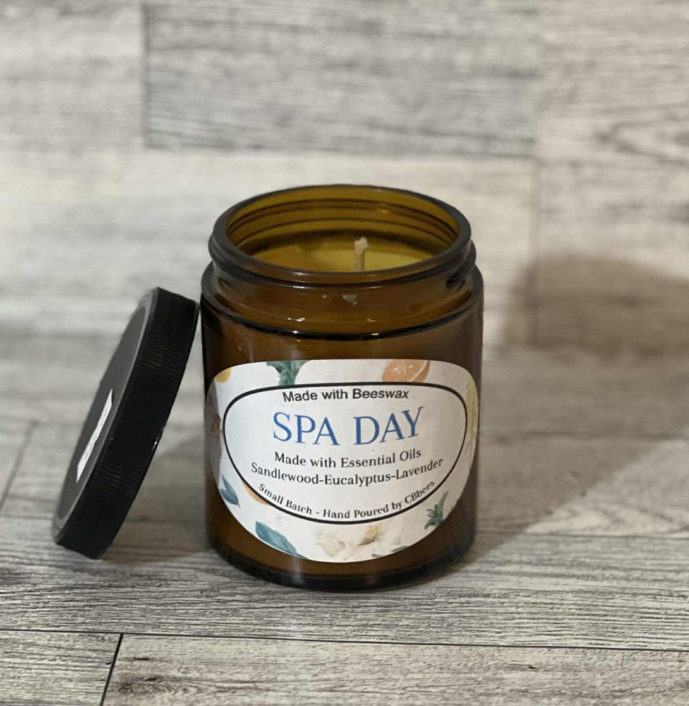 Spa Day Beeswax Candle