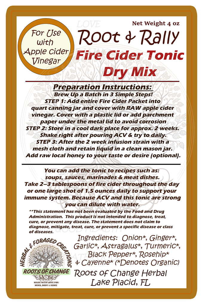 Fire Cider Tonic Dry Mixes