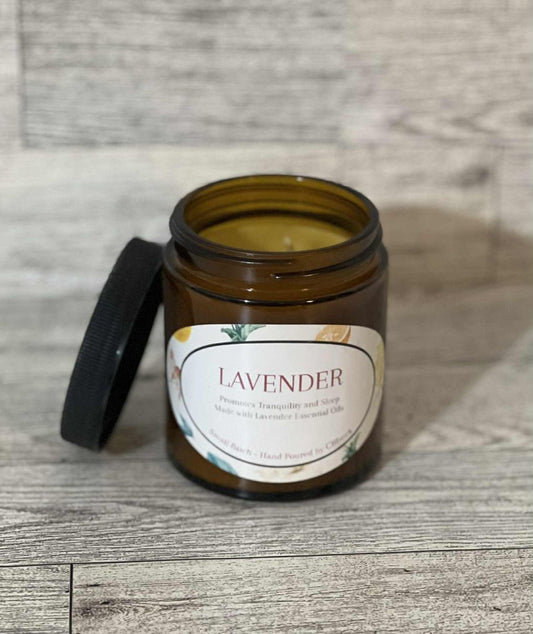 Lavender Beeswax Candle