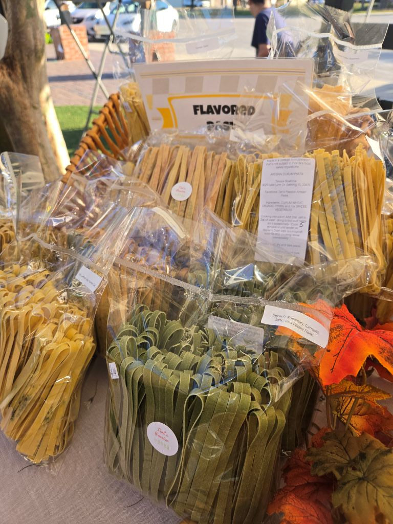 Pasta Plain &  Flavored with Herbs & Spices