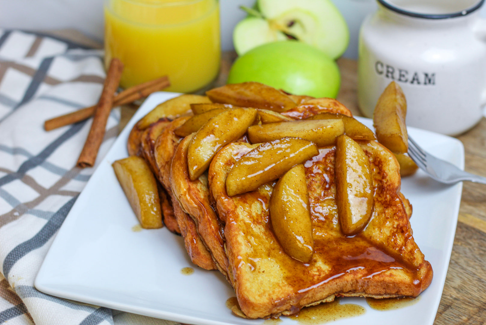 Baked French Toast w/ Cinnamon Apple image 0